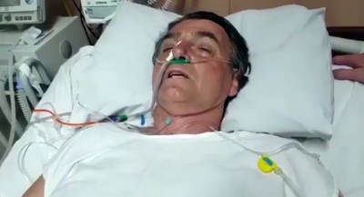 Hospital informa que Bolsonaro está consciente e em boas condições clínicas