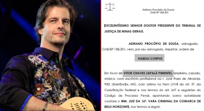 Advogado mariliense tenta arquivar denúncia de agressão contra cantor da dupla Victor e Leo