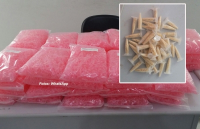 Menor envolvido em homicídio é detido com 43 mil pinos usados para embalar drogas