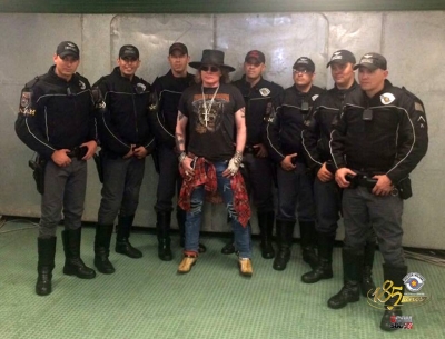 PM de São Paulo publica foto com Axl Rose