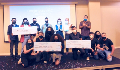 Acadêmicos da Unimar são premiados no evento internacional  HackHealthTech 2021