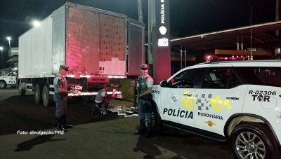 Polícia Rodoviária apreende 300 mil maços de cigarros contrabandeados