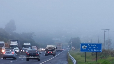 Artesp alerta para trechos de rodovias na região sujeito a nevoeiros