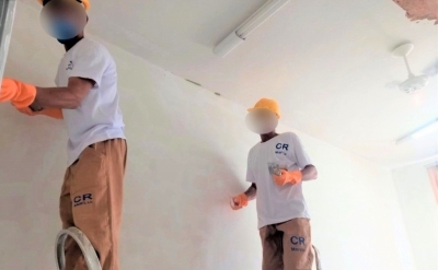 Detentos trabalham na manutenção e reformas de prédio da APAE de Marília