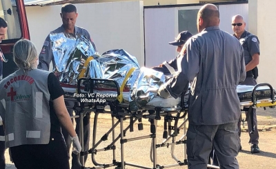 Rapaz é baleado pela PM ao reagir a abordagem. Comparsa de 13 anos é detido