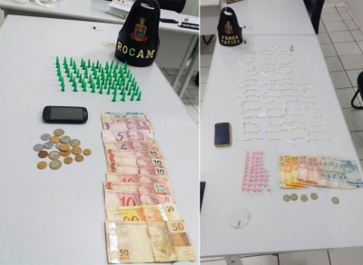 ROCAM e Força Tática fazem apreensões em Marília