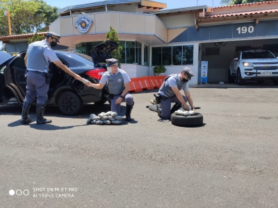 Motorista é preso com carro carregado de Skunk na SP-333 em Marília