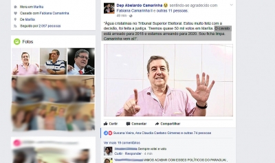 Absolvido no TSE, deputado Camarinha diz que poderá ser candidato a prefeito em 2020