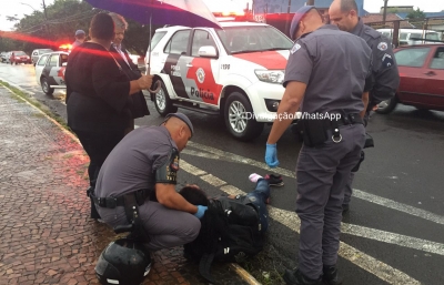 Professora fica ferida em acidente na João Ramalho