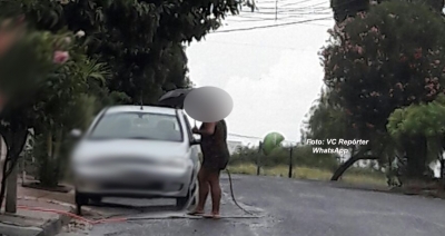 Abastecimento só deve ser normalizado amanhã. Internauta flagra desperdício