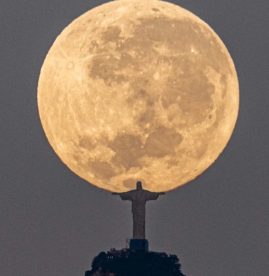 Fotógrafo registra Cristo Redentor 