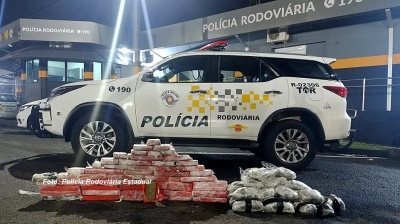Rapaz é preso com mais de 40 quilos de maconha e skunk