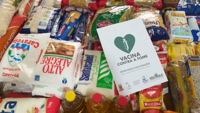 Campanha vacina contra a fome já arrecadou mais de 4 mil quilos de alimentos em Garça