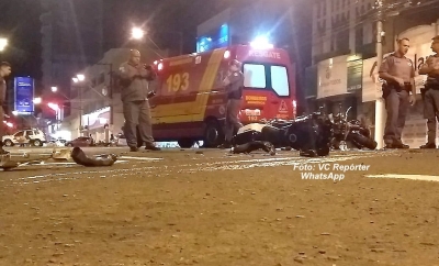 Rapaz sobrevive por milagre após grave acidente com moto na av. Sampaio Vidal