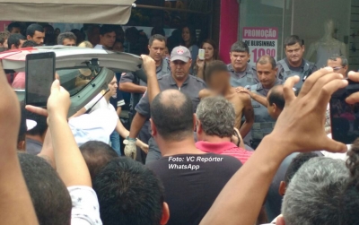 Criminosos em fuga no centro acaba de ser preso