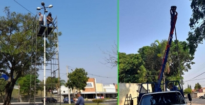 Prefeitura de Garça troca iluminação pública em 26 praças