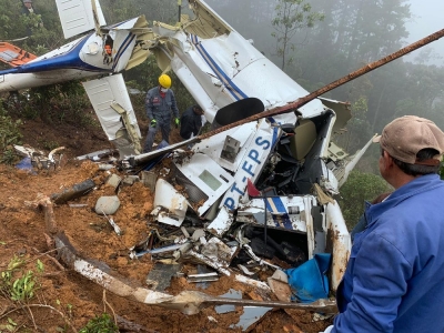 Velório coletivo de vítimas do acidente com helicóptero em Campos do Jordão