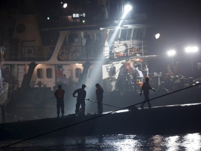 China segue resgate em naufrágio