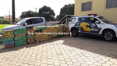Polícia Rodoviária apreende grande quantidade de cocaína e maconha na região