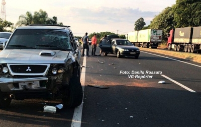 Acidente na rodovia do Contorno fere casal