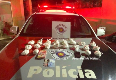 PM apreende carregamento de drogas ao chegar à região