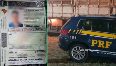 PRF prende em Marília caminhoneiro com CNH falsa 
