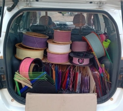 Homem é detido e multado com grande quantidade de linha chilena 