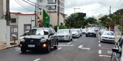 Marília faz protesto contra medidas do governador Doria