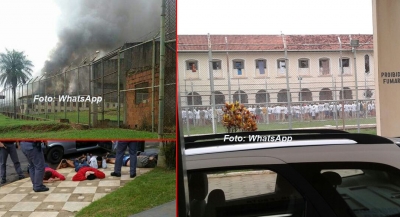 Rebelião e fuga de presos mobiliza PM na região