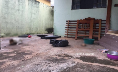 Polícia Civil resgata cão maltratado e encontra mais dois mortos