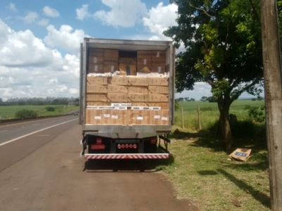 Polícia apreende 350 mil maços de cigarros