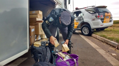 TOR apreende maconha em rodovia na região