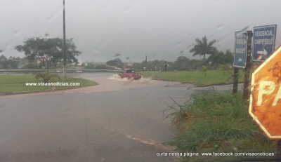 Temporal causa novos alagamentos em Marília