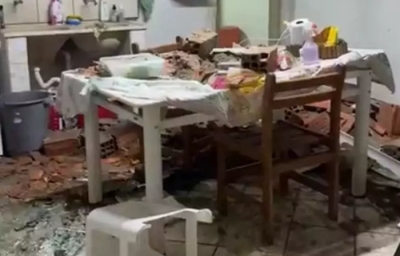 Idoso que foi atingido por muro durante tempestade de vento em Bauru, segue na UTI