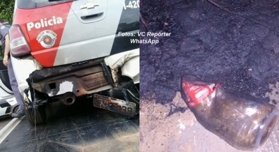 Viatura da PM e lanchonete são incendiadas na região