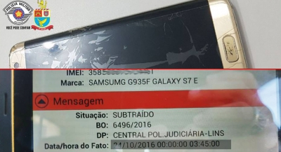 Celular furtado há quase dois anos na região é recuperado pela PM em Marília