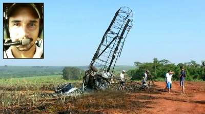 Piloto morto em acidente na região foi enterrado hoje