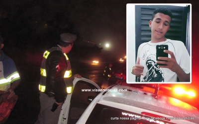 Animal na pista causa grave acidente no Contorno