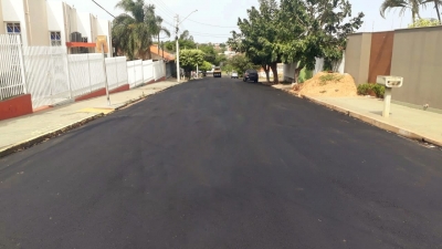 Prefeitura de Marília termina recape de via pública na zona norte