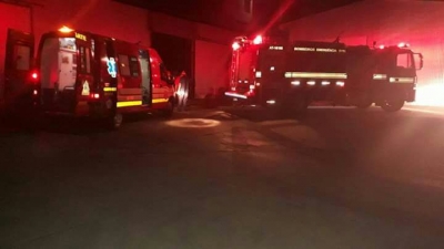 Operário fica ferido durante explosão em indústria