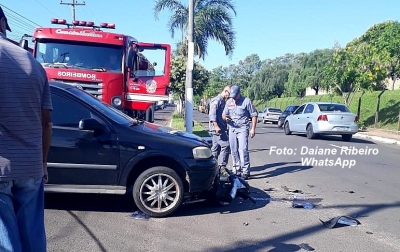 Motociclista sofre graves ferimentos em acidente na zona norte