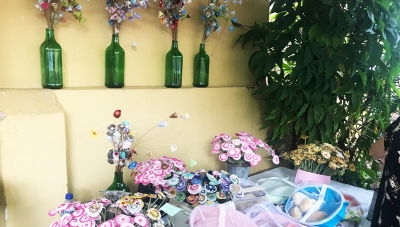 “Para a Mamãe, com Amor”: bazar na Vila das Artes reuniu música e artesanato