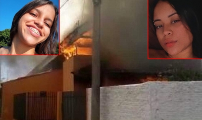 Tragédia na região: incêndio atinge quatro casas e mata duas adolescentes