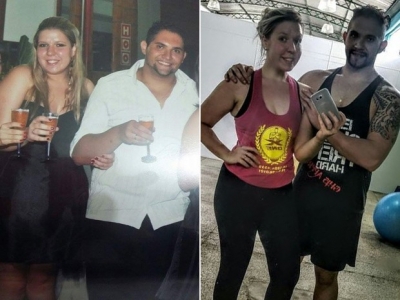 Com mudança de hábitos, casal elimina mais de 100 kg 