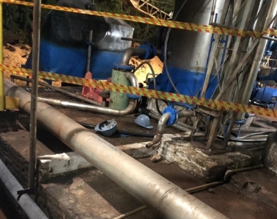 Explosão de caldeira mata operário na região