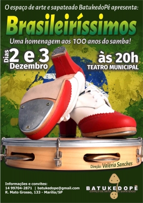 BatukedoPé apresenta espetáculo “Brasileiríssimos”