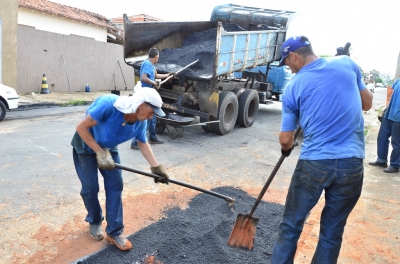 Santa Antonieta: 70% dos buracos estão tampados, diz Prefeitura