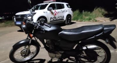 PM recupera moto furtada com fugitivo de penitenciária