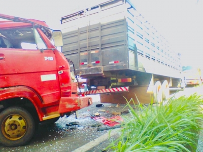 Após descer de caminhão, motorista morre atropelado na região