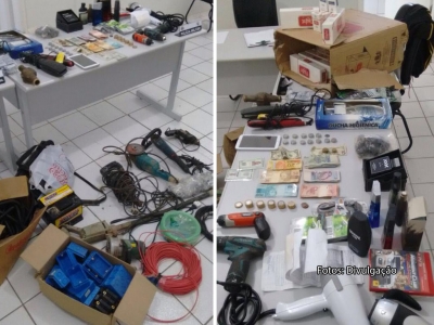 Polícia apreende objetos de procedência duvidosa